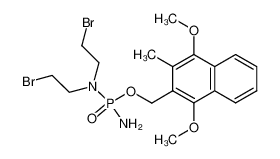 2-(3-methyl-1,4-dimethoxynaphthyl)methyl N,N-bis(2-bromoethyl)phosphoroamidate CAS:289896-42-0 manufacturer & supplier