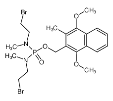 2-(3-methyl-1,4-dimethoxynaphthyl)methyl bis[N-methyl-N-(2-bromoethyl)]phosphorodiamidate CAS:289896-56-6 manufacturer & supplier