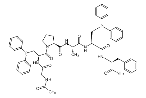 L-Phenylalaninamide,N-acetylglycyl-3-(diphenylphosphino)-L-alanyl-L-prolyl-D-alanyl-3-(diphenylphosphino)-L-alanyl- CAS:289898-81-3 manufacturer & supplier