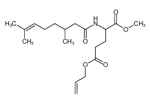 2-citronellylamino-pentanedioic acid 5-allylester 1-methyl ester CAS:289906-23-6 manufacturer & supplier