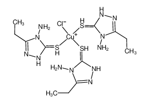 [CuCl(4-amino-3-ethyl-1,2,4-Δ2-triazoline-5-thione)] CAS:289910-21-0 manufacturer & supplier