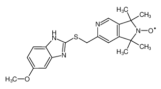 5-Methoxy-2-{[(2-oxyl-1,3-diydro-1,1,3,3-tetramethyl-2H-pyrrolo[3,4-c]pyridin-6-yloxyl)methyl]thio}-1H-benzimidazole radical CAS:289913-01-5 manufacturer & supplier