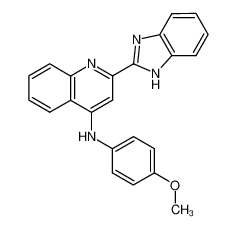 [2-(1H-benzoimidazol-2-yl)-quinolin-4-yl]-(4-methoxy-phenyl)-amine CAS:28992-62-3 manufacturer & supplier