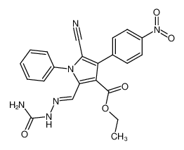 5-Cyan-2-formyl-4-(4-nitro-phenyl)-1-phenyl-pyrrol-3-carbonsaeure-ethylester-semicarbazon CAS:28993-02-4 manufacturer & supplier