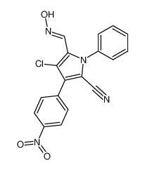 Oxim v. 4-Chlor-5-formyl-3-(4-nitro-phenyl)-1-phenyl-pyrrol-2-carbonitril CAS:28993-06-8 manufacturer & supplier