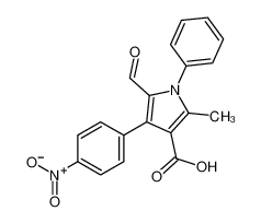 5-formyl-2-methyl-4-(4-nitrophenyl)-1-phenylpyrrole-3-carboxylic acid CAS:28993-10-4 manufacturer & supplier