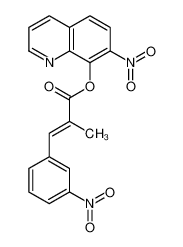 (7-nitroquinolin-8-yl) (E)-2-methyl-3-(3-nitrophenyl)prop-2-enoate CAS:29002-35-5 manufacturer & supplier