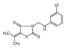 3-(3-chloro-anilinomethyl)-5-isopropylidene-2-thioxo-thiazolidin-4-one CAS:29004-57-7 manufacturer & supplier