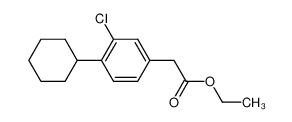 3-chloro-4-cyclohexylphenylacetic acid ethyl ester CAS:29030-47-5 manufacturer & supplier