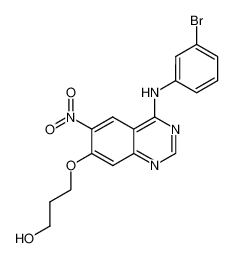 4-[(3-bromophenyl)amino]-7-(3-hydroxy-propyloxy)-6-nitro-quinazoline CAS:290303-88-7 manufacturer & supplier