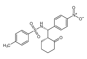 rel-4-methyl-N-((R)-(4-nitrophenyl)((S)-2-oxocyclohexyl)methyl)benzenesulfonamide CAS:290305-29-2 manufacturer & supplier