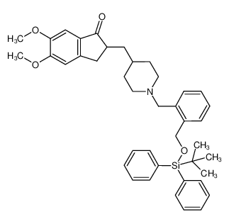 1[2-(t-butyldiphenylsilyloxy)methylbenzyl-4-(5,6-dimethoxyl-1-indanon)-2-yl]methylpiperidine CAS:290308-71-3 manufacturer & supplier