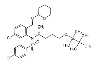 N-((R)-5-((tert-butyldimethylsilyl)oxy)pentan-2-yl)-4-chloro-N-(5-chloro-2-(((tetrahydro-2H-pyran-2-yl)oxy)methyl)phenyl)benzenesulfonamide CAS:290327-98-9 manufacturer & supplier