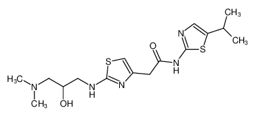 2-(2-((3-(dimethylamino)-2-hydroxypropyl)amino)thiazol-4-yl)-N-(5-isopropylthiazol-2-yl)acetamide CAS:290359-25-0 manufacturer & supplier