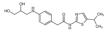 2-(4-((2,3-dihydroxypropyl)amino)phenyl)-N-(5-isopropylthiazol-2-yl)acetamide CAS:290359-34-1 manufacturer & supplier