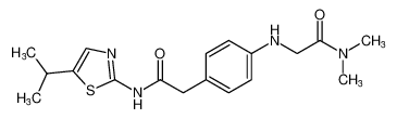 2-((4-(2-((5-isopropylthiazol-2-yl)amino)-2-oxoethyl)phenyl)amino)-N,N-dimethylacetamide CAS:290359-39-6 manufacturer & supplier