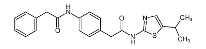 N-(5-isopropylthiazol-2-yl)-2-(4-(2-phenylacetamido)phenyl)acetamide CAS:290359-55-6 manufacturer & supplier