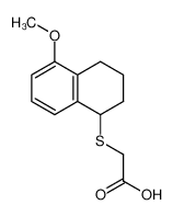 2-[(1,2,3,4-tetrahydro-5-methoxy-1-naphthalenyl)thio]ethanoic acid CAS:290370-44-4 manufacturer & supplier