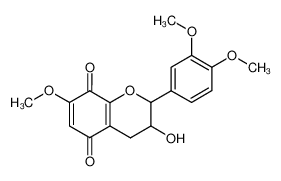 2-(3,4-dimethoxy-phenyl)-3-hydroxy-7-methoxy-3,4-dihydro-2H-chromene-5,8-dione CAS:29054-20-4 manufacturer & supplier