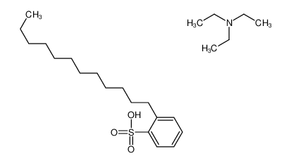 N,N-diethylethanamine,2-dodecylbenzenesulfonic acid CAS:29061-63-0 manufacturer & supplier