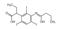 2-[3-(butanoylamino)-2,4,6-triiodophenyl]butanoic acid CAS:29067-72-9 manufacturer & supplier