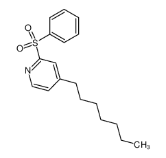 2-benzenesulfonyl-4-heptyl-pyridine CAS:2907-86-0 manufacturer & supplier