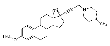 3-methoxy-23-(4-methyl-piperazin-1-yl)-19,21,24-trinor-chola-1,3,5(10)-trien-20,(22)-yn-17-ol CAS:29073-23-2 manufacturer & supplier