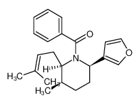 1-benzoyl-6c-furan-3-yl-3c-methyl-2r-(3-methyl-but-2-enyl)-piperidine CAS:29073-37-8 manufacturer & supplier