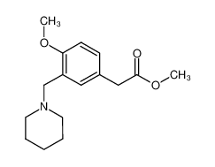 (4-methoxy-3-piperidin-1-ylmethyl-phenyl)-acetic acid methyl ester CAS:29076-24-2 manufacturer & supplier