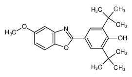 2-(3,5-di-tert-butyl-4-hydroxyphenyl)-5-methoxybenzoxazole CAS:29078-05-5 manufacturer & supplier