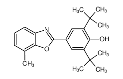 2,6-di-tert-butyl-4-(7-methyl-benzooxazol-2-yl)-phenol CAS:29078-11-3 manufacturer & supplier