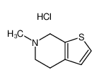 6-Methyl-4,5,6,7-tetrahydro-thieno[2,3-c]pyridine; hydrochloride CAS:29080-75-9 manufacturer & supplier