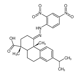 (1R,4aS)-4-[(2,4-Dinitro-phenyl)-hydrazono]-7-isopropyl-1,4a-dimethyl-1,2,3,4,4a,9,10,10a-octahydro-phenanthrene-1-carboxylic acid CAS:29081-10-5 manufacturer & supplier