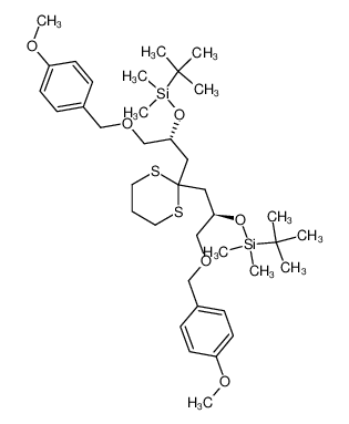 2,2-Bis-[(R)-2-(tert-butyl-dimethyl-silanyloxy)-3-(4-methoxy-benzyloxy)-propyl]-[1,3]dithiane CAS:290815-55-3 manufacturer & supplier