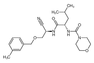 N(4-morpholinecarbonyl)-L-leucine (1R-cyano-2-(3-methylphenyl)methyloxyethyl)amide CAS:290816-92-1 manufacturer & supplier