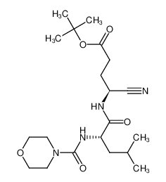 N-(4-morpholinecarbonyl)-L-leucine (1S-cyano-3-(carbo-t-butoxy)propyl)amide CAS:290816-96-5 manufacturer & supplier