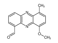 9-methoxy-6-methyl-phenazine-1-carbaldehyde CAS:29084-08-0 manufacturer & supplier