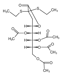 Acetic acid (1R,2R,3R)-2,3,4-triacetoxy-1-((S)-4,4-bis-ethylsulfanyl-5-oxo-tetrahydro-furan-2-yl)-butyl ester CAS:29085-80-1 manufacturer & supplier