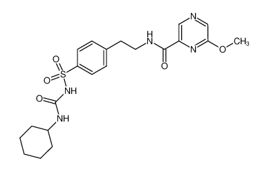 6-methoxy-pyrazine-2-carboxylic acid 4-(cyclohexylcarbamoyl-sulfamoyl)-phenethylamide CAS:29094-59-5 manufacturer & supplier