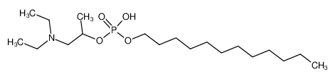 Phosphoric acid 2-diethylamino-1-methyl-ethyl ester dodecyl ester CAS:29102-37-2 manufacturer & supplier