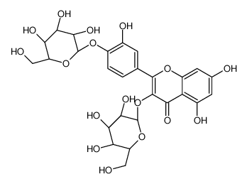 4-[3-(β-D-Glucopyranosyloxy)-5,7-dihydroxy-4-oxo-4H-chromen-2-yl] -2-hydroxyphenyl β-D-glucopyranoside CAS:29125-80-2 manufacturer & supplier