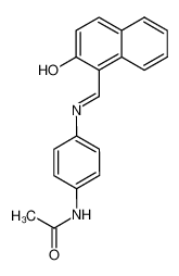 N-(4-{[1-(2-Hydroxy-naphthalen-1-yl)-meth-(E)-ylidene]-amino}-phenyl)-acetamide CAS:29126-31-6 manufacturer & supplier