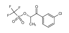 Trifluoro-methanesulfonic acid (S)-2-(3-chloro-phenyl)-1-methyl-2-oxo-ethyl ester CAS:291275-47-3 manufacturer & supplier