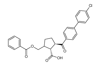 rel-(1R,5R)-2-((benzoyloxy)methyl)-5-(4'-chloro-[1,1'-biphenyl]-4-carbonyl)cyclopentane-1-carboxylic acid CAS:291298-64-1 manufacturer & supplier