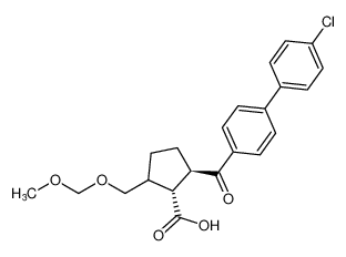 rel-(1R,2R)-2-(4'-chloro-[1,1'-biphenyl]-4-carbonyl)-5-((methoxymethoxy)methyl)cyclopentane-1-carboxylic acid CAS:291298-65-2 manufacturer & supplier