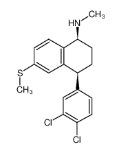 (1S,4S)-4-(3,4-Dichlorophenyl)-N-methyl-6-(methylsulphanyl)-1,2,3,4-tetrahydro-1-naphthalenamine CAS:291306-09-7 manufacturer & supplier