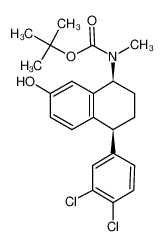 Cis-(1S)-N-methyl-N-tert-butoxycarbonyl-7-(hydroxy)-4-(3,4-dichlorophenyl)-1,2,3,4-tetrahydro-1-naphthalenamine CAS:291306-53-1 manufacturer & supplier