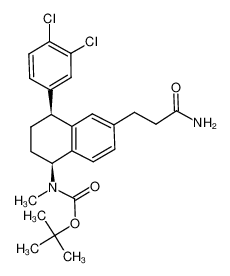 tert-Butyl (1S,4S)-6-(3-amino-3-oxopropyl)-4-(3,4-dichlorophenyl)-1,2,3,4-tetrahydro-1-naphthalenyl(methyl)carbamate CAS:291306-79-1 manufacturer & supplier