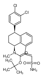 tert-Butyl (1S,4S)-8-[(E)-2-(aminosulphonyl)ethenyl]-4-(3,4-dichlorophenyl)-1,2,3,4-tetrahydro-1-naphthalenyl(methyl)-carbamate CAS:291307-10-3 manufacturer & supplier