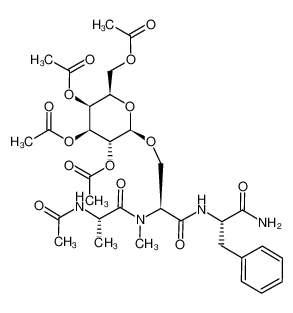 Ac-Ala-Nα-Me-Ser[β-Gal(OAc)4]-Phe-NH2 CAS:291311-52-9 manufacturer & supplier